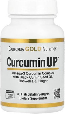 California Gold Nutrition, CurcuminUP™, Nahrungsergänzungsmittel mit Kurkumin, 30 Weichkapseln mit Fischgelatine
