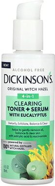 Dickinson Brands, Original Zaubernuss, 4-in-1 klärendes Gesichtswasser + Serum mit Eukalyptus, alkoholfrei, 118 ml (4 fl...