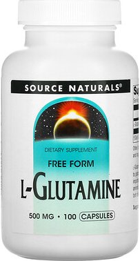 Source Naturals, L-Glutamin, 500 mg, 100 Kapseln