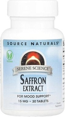 Thumbnail - Source Naturals, Serene Science®, Safranextrakt, 15 mg, 30 Tabletten