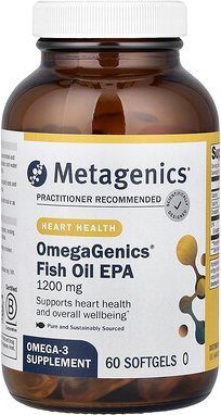 Metagenics, OmegaGenics®, Fischöl, EPA, 1.200 mg, 60 Weichkapseln