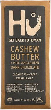 Hu, Cashew Butter + Pure Vanilla Bean Dark Chocolate, Cashewbutter mit Vanille-Zarbitterschokolade, 60 g (2,1 oz.)
