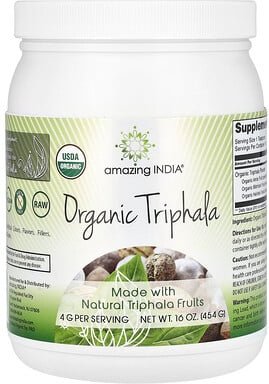 Amazing India, Organic Triphala, Bio-Trihala, 454 g (16 oz.)