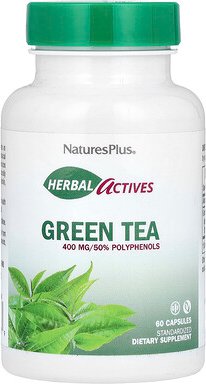 NaturesPlus, Herbal Actives, Grüner Tee, 400 mg, 60 Kapseln