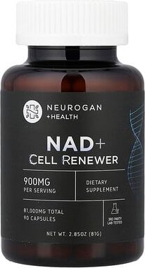 Neurogan Health, NAD+, Cell Renewer, Zellerneuerung, 900 mg, 90 Kapseln