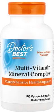 Doctor's Best, Multi-Vitamin Mineral Complex, Multivitamin- und Mineralstoffkomplex, 90 vegetarische Kapseln