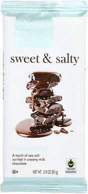 Thumbnail - Chuao Chocolatier, Milk Chocolate Bar, Milchschokoladenriegel, süß und salzig, 80 g (2,8 oz.)