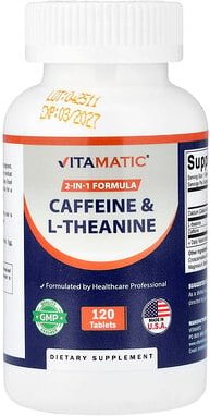 Thumbnail - Vitamatic, Koffein und L-Theanin, 120 Tabletten