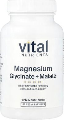 Vital Nutrients, Magnesium, Ergänzungsmittel mit Magnesium, 240 mg, 100 vegane Kapseln (120 mg pro Kapsel)