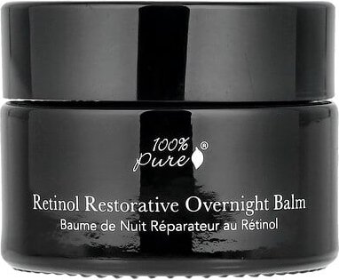 100% PURE, Retinol Restorative Overnight Balm, regenerierender Retinol-Balsam für die Nacht, 28 g (1 oz.)