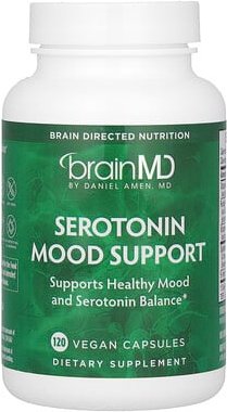 BrainMD, Serotonin Mood Support, 120 vegane Kapseln