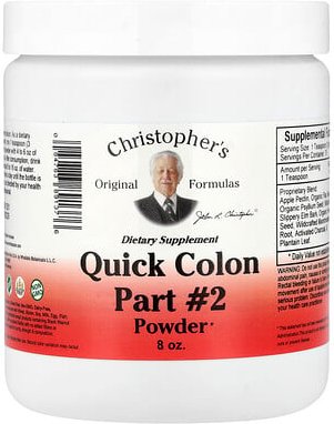 Christopher's Original Formulas, Quick Colon Part #2 Powder, Darmpulver, 8 oz