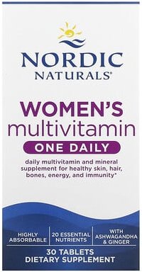 Nordic Naturals, Multivitamin für Frauen, einmal täglich, 30 Tabletten