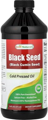 Best Naturals, Schwarzkümmel, kaltgepresstes Öl, 473 ml (16 fl. oz.)