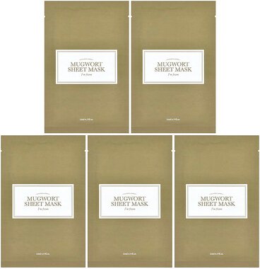 Thumbnail - I'm From, Mugwork Beauty Sheet Mask, Beauty-Tuchmaske von Mugwork, 5 Tuchmasken, je 23 ml (0,77 fl. oz.).