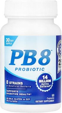 Nutrition Now, PB 8™, Probiotikum, 14 Milliarden, 60 Kapseln