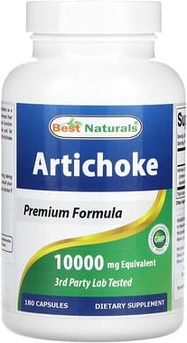 Best Naturals, Artichock, Artischocke, 180 Kapseln (500 mg pro Kapsel)