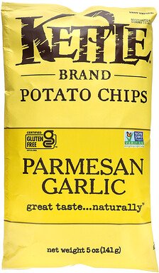 Thumbnail - Kettle Foods, Potato Chips, Kartoffelchips, Parmesan-Knoblauch, 141 g (5 oz.)