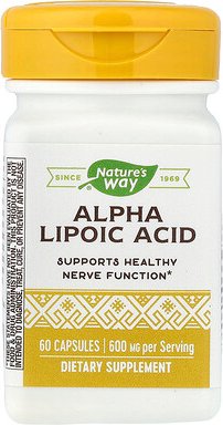 Nature's Way, Alpha-Liponsäure, 60 Kapseln (200 mg pro Kapsel)
