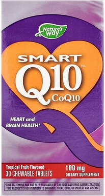 Nature's Way, Smart Q10™, tropische Früchte, 100 mg, 30 Kautabletten