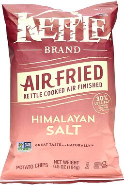 Kettle Foods, Air Fried Potato Chips, Himalayasalz, 184 g (6,5 oz.)