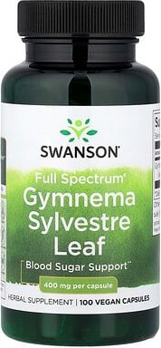 Swanson, Full Spectrum® Gymnema Sylvestre Leaf, Gurmar-Blatt, 400 mg, 100 Kapseln