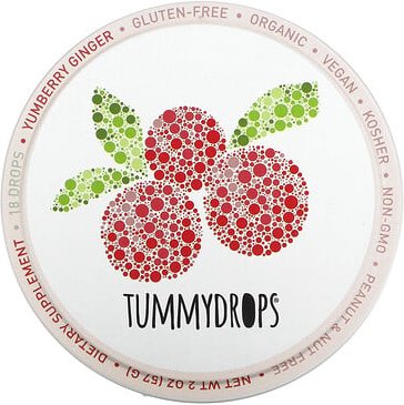 Tummydrops, Pappelpflaume Ingwer, 18 Lutschtabletten