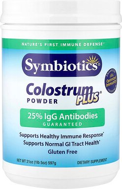 Thumbnail - Symbiotics, Colostrum Plus, Pulver, 597 g (1,3 lbs.)