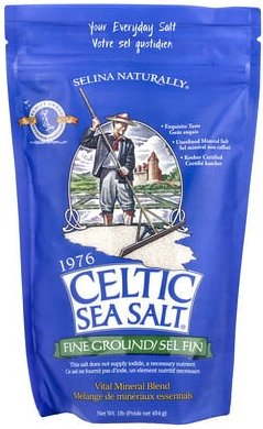Celtic Sea Salt, Fine Ground, Vital Mineral Blend, vitale Mineralstoffmischung, 454 g (1 lb.)