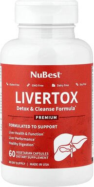 NuBest, Livetox, 60 vegetarische Kapseln