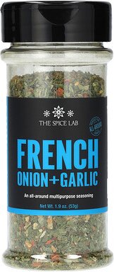 The Spice Lab, French Onion + Garlic Seasoning, französische Zwiebel + Knoblauchgewürz, 53 g (1,9 oz.)
