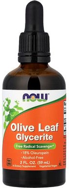 NOW Foods, Olive Leaf Glycerite, Olivenblattglycerit, alkoholfrei, 59 ml (2 fl. oz.)
