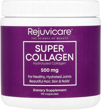 Rejuvicare, Super Collagen, Super-Kollagen, 500 mg, 90 Kapseln