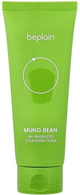 Beplain, Mung Bean, pH-Balanced Cleansing Foam, pH-neutraler Reinigungsschaum, 160 ml (5,41 fl. oz.)