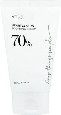 Anua, Heartleaf 70% Beruhigende Creme, 100 ml (3,38 fl. oz.)