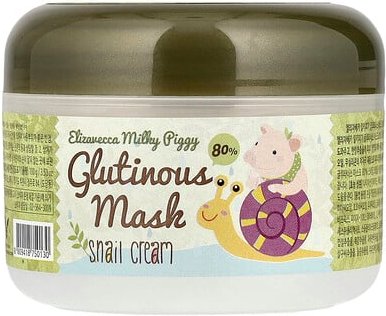 Elizavecca, Glutinous Mask Snail Cream, klebrige Schneckenmaske, 100 g (3,53 oz.)