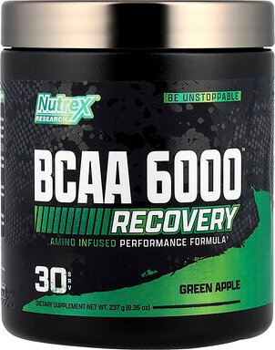 Nutrex Research, BCAA 6000™ Recovery, Grüner Apfel, 237 g (8,36 oz.)