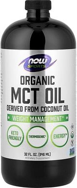 NOW Foods, Sports, Organic MCT Oil, Bio-MCT-Öl, 946 ml (32 fl. oz.)