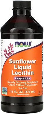 NOW Foods, Sunflower Liquid Lecithin, flüssiges Sonnenblumen-Lecithin, 473 ml (16 fl. oz.)