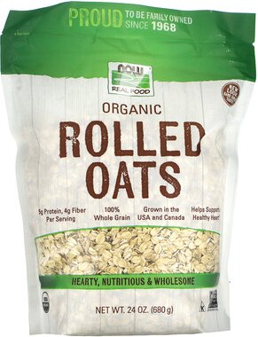 NOW Foods, Bio-Haferflocken, 680 g (24 oz.)