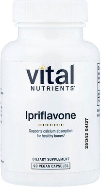 Vital Nutrients, Ipriflavone, Ipriflavon, 90 vegane Kapseln (300 mg pro Kapsel)