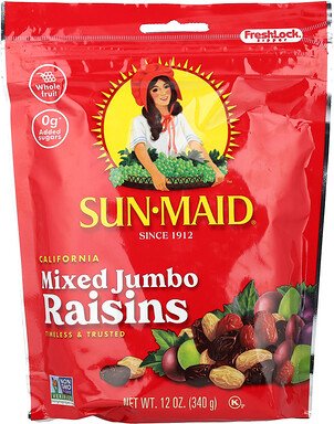 Sun-Maid, California Gemischte Riesige Rosinen, 340 g (12 oz.)