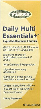 Flora, Daily Multi Essentials+, Multivitamine für jeden Tag, 445 ml (15 fl. oz.)
