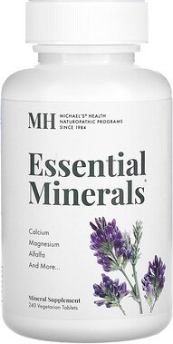 Michael's Health, Essential Minerals, 240 pflanzliche Tabletten