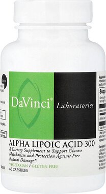 DaVinci Laboratories, Alpha Lipoic Acid 300, Alpha-Liponsäure, 60 Kapseln (300 mg pro Kapsel)