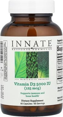 Thumbnail - Innate Response Formulas, Vitamin D3, 125 mcg (5.000 IU), 60 Kapseln