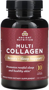 Ancient Nutrition, Multi Collagen, Beauty + Sleep, 90 Kapseln