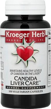 Kroeger Herb Co, Candida Liver Care™, 100 pflanzliche Kapseln