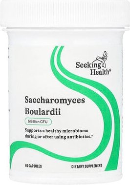 Seeking Health, Saccharomyces Boulardii, Saccharomyces boulardii, 5 Milliarden KBE, 60 Kapseln