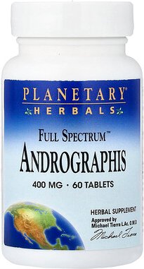 Planetary Herbals, Full Spectrum™ Andrographis, Andrographis von Full Spectrum™, 400 mg, 60 Tabletten